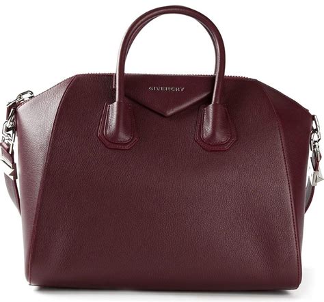 burgundy givenchy bag
